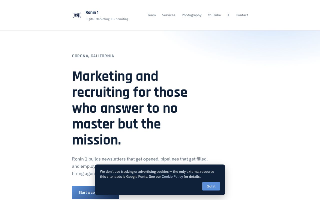 Preview of Website