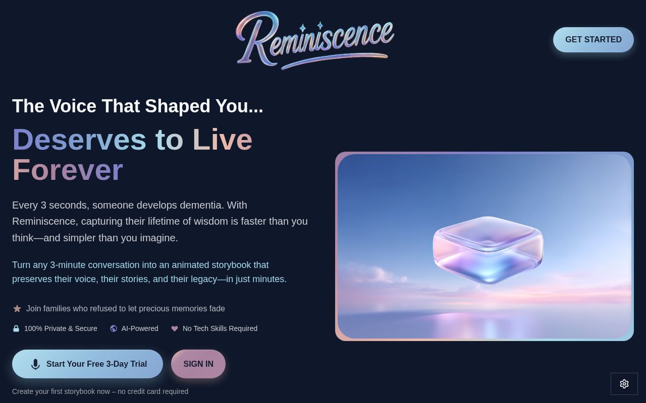 Preview of Reminiscence