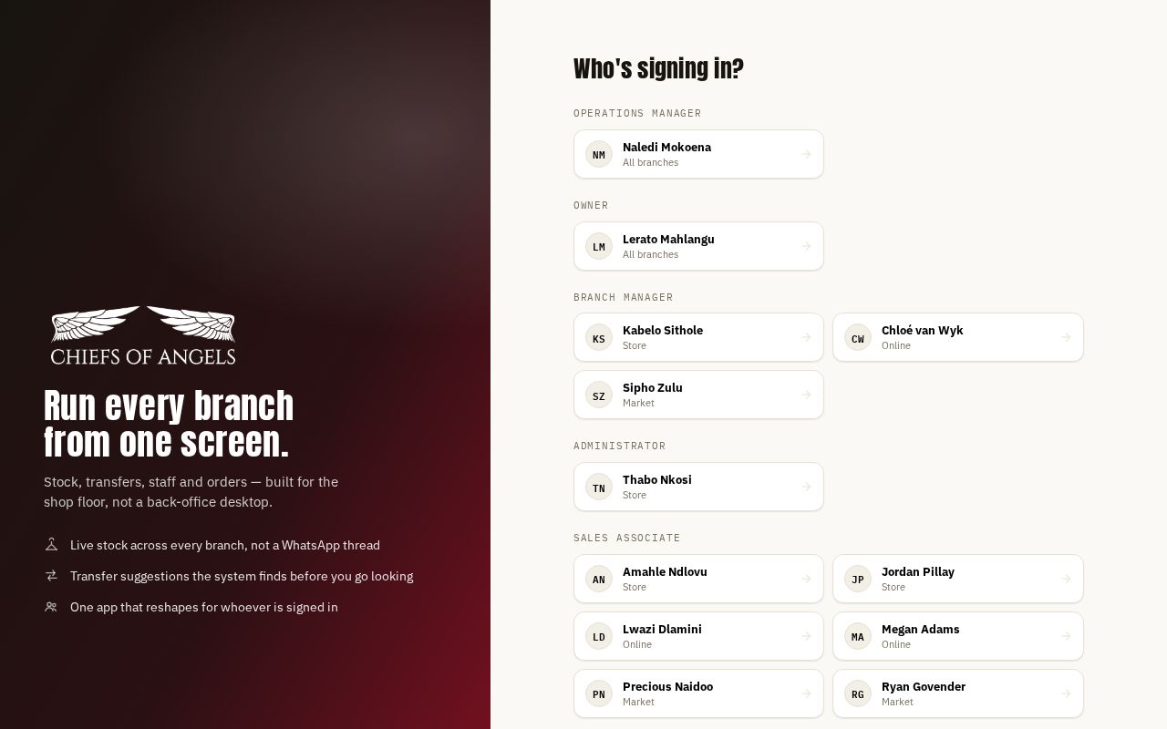 Preview of CoAInventory