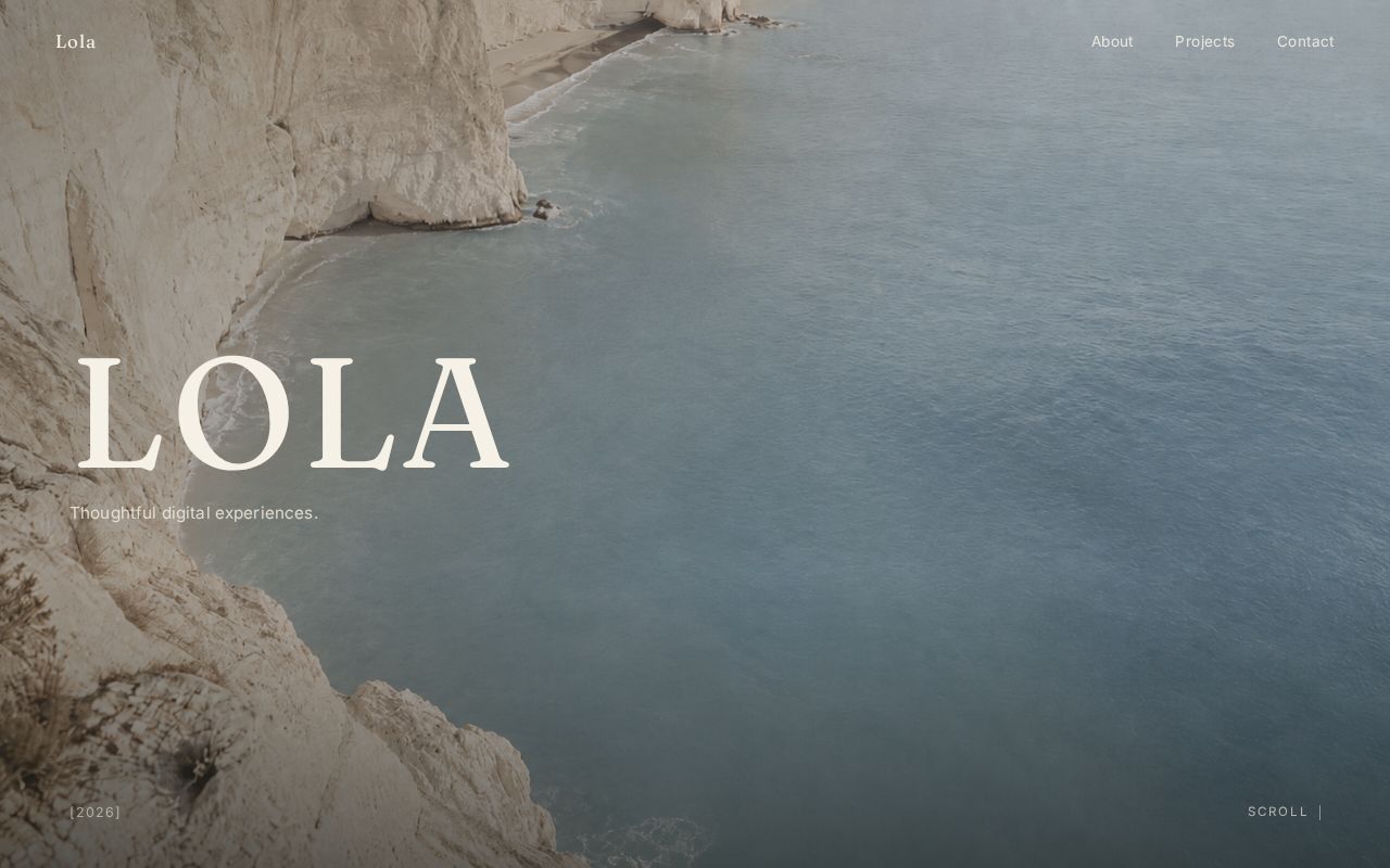 Preview of Lola Portfolio
