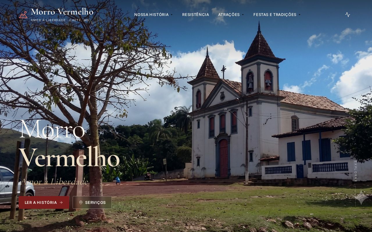 Preview of Criação do site com histórias da cidade.