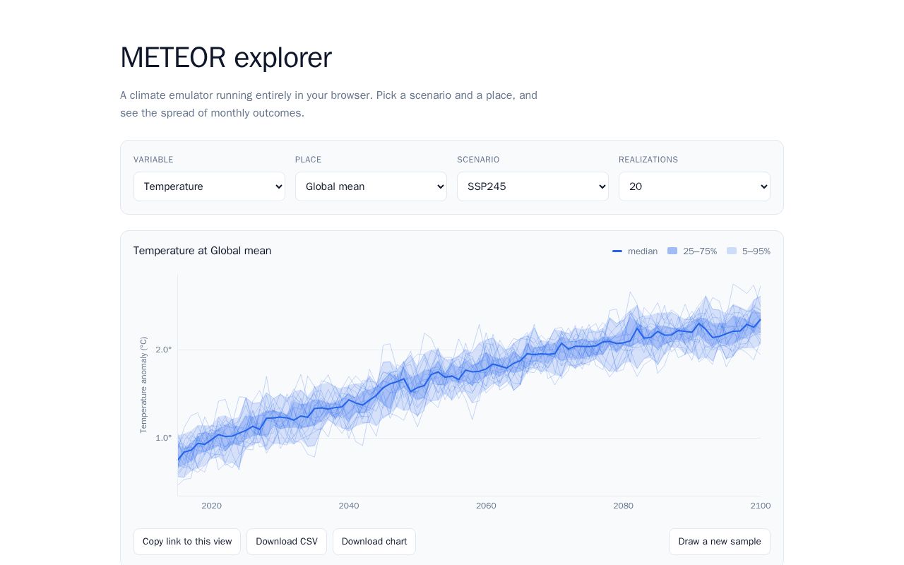 Preview of Meteor View