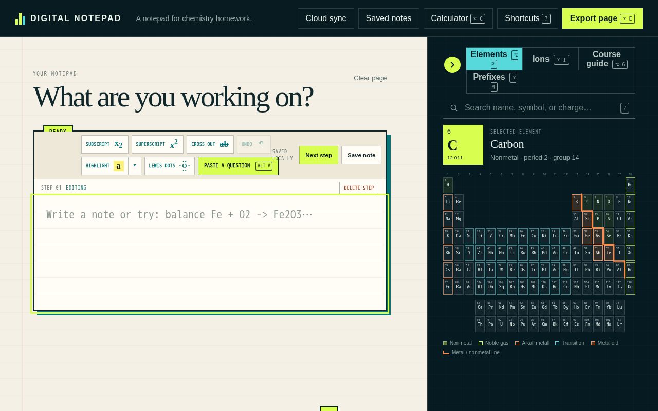 Preview of Digital Notepad