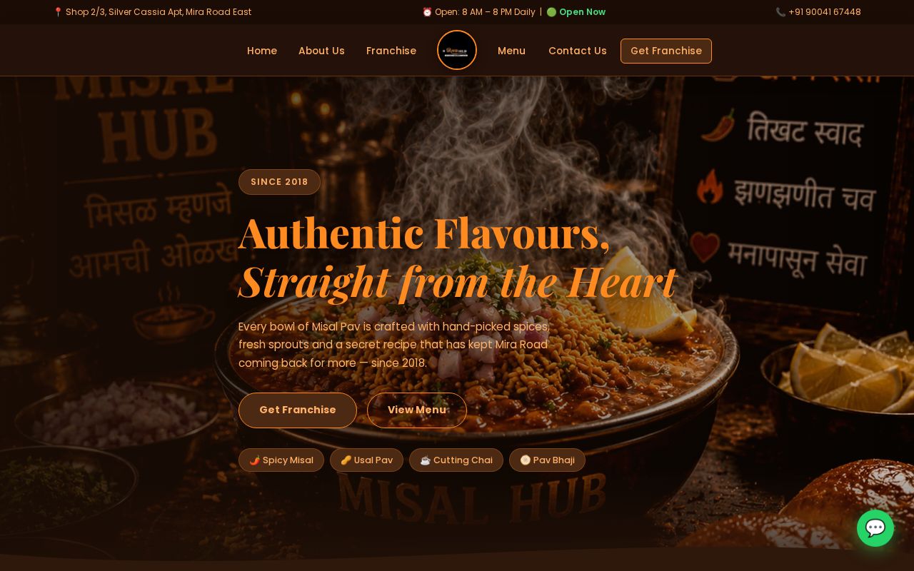 Preview of Misal Hub Website