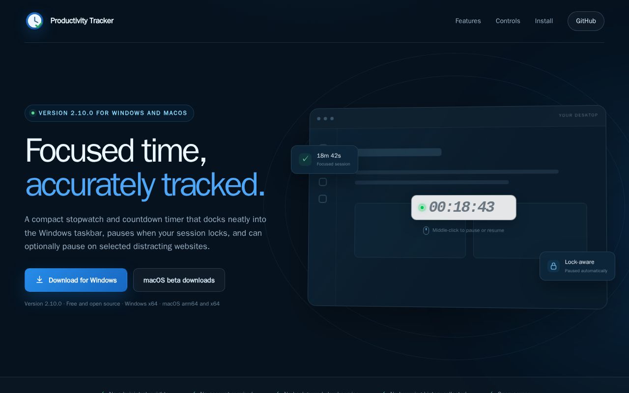 Preview of Productivity Tracker