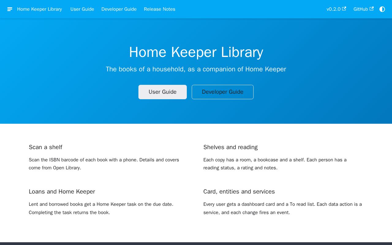 Preview of Home Keeper Library