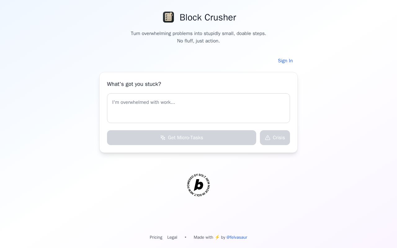 Preview of Block Crusher