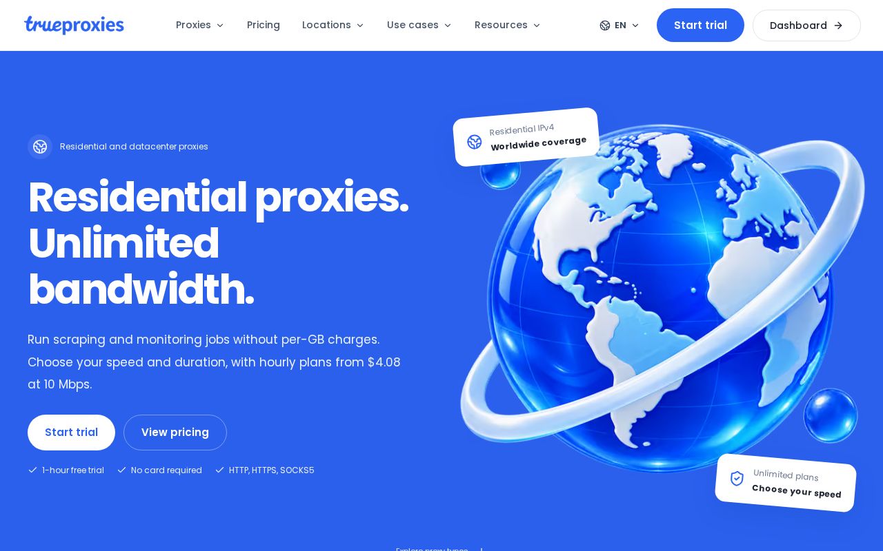 Preview of Trueproxies Mcp