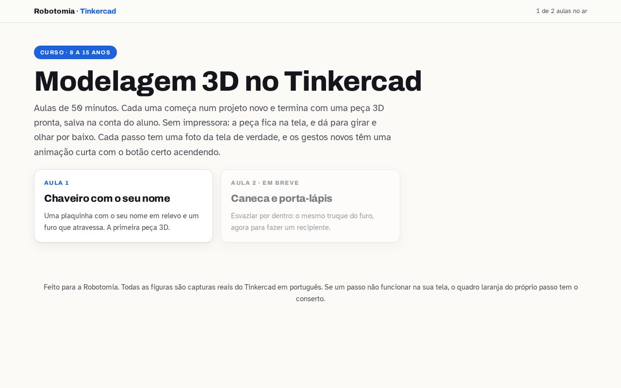 Preview of Tinkercad na Robotomia