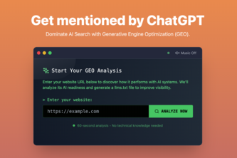 Preview of LlamaText - Dominate AI Search with Generative Engine Optim