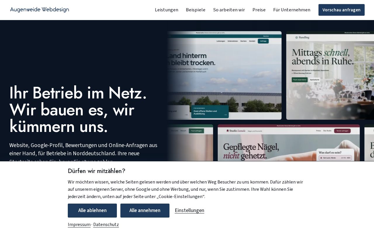 Preview of Augenweide Webdesign