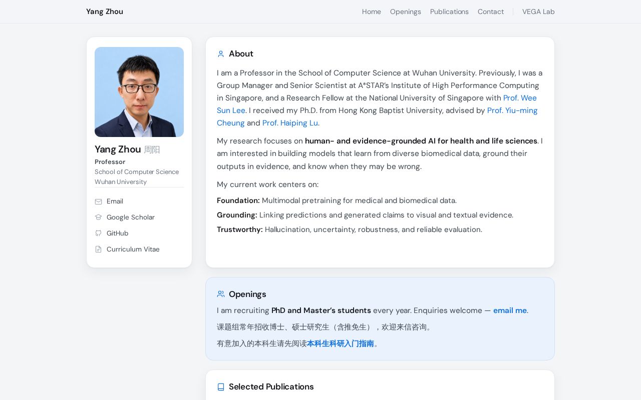 Preview of Yangzhou Whu Github Io