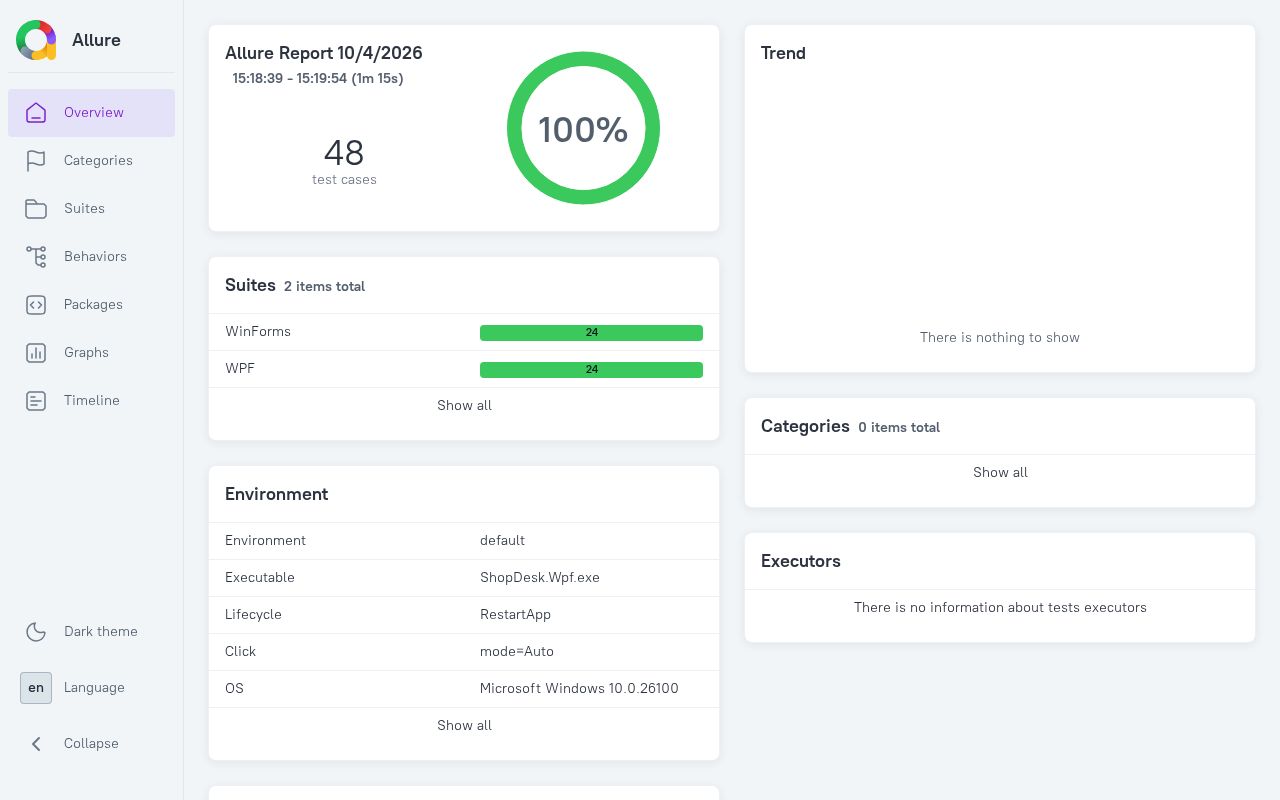 Preview of TAF Desktop DotNet