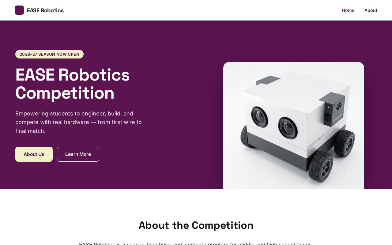 Preview of EASE Robotics Github Io