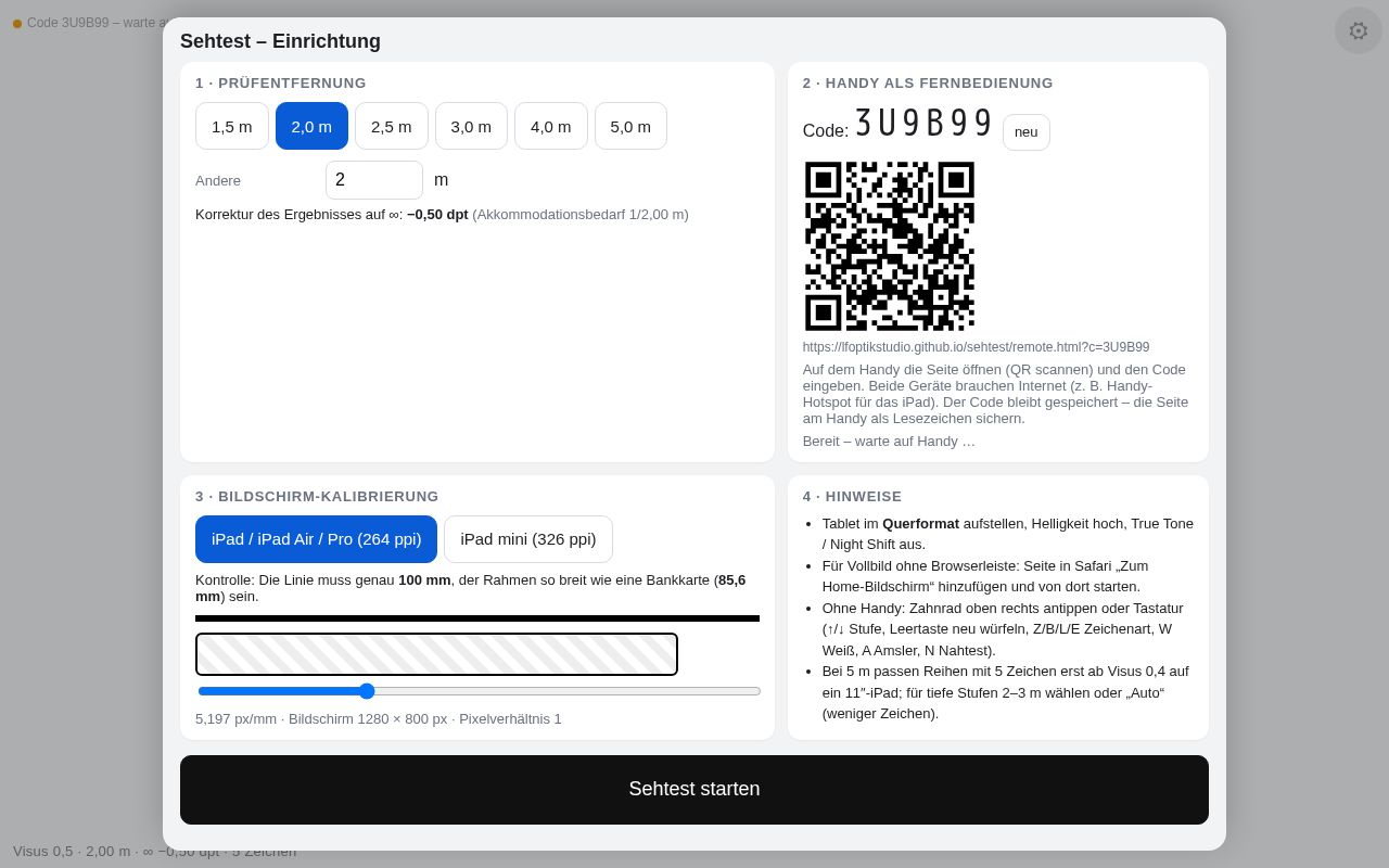 Preview of Sehtest