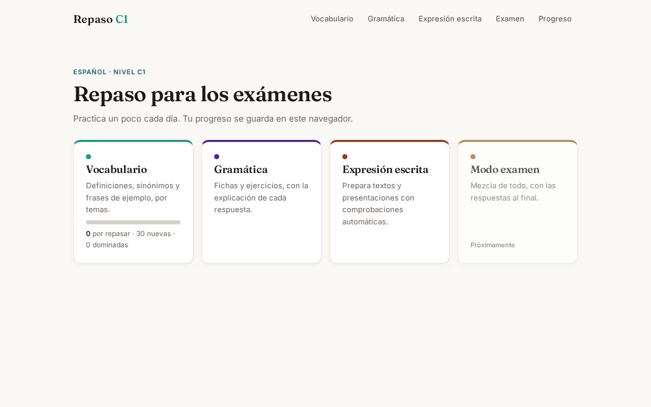 Preview of Repaso C1