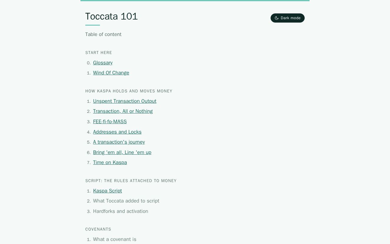 Preview of Toccata 101