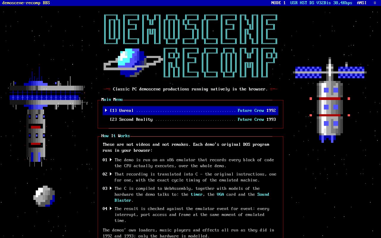 Preview of Demoscene Recomp