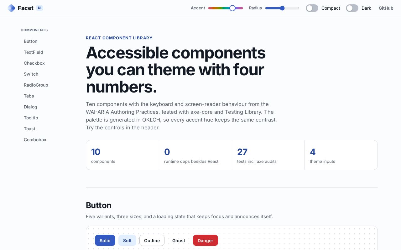 Preview of Facet