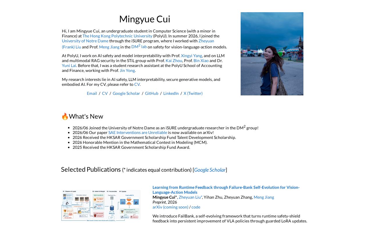 Preview of Mingyuee88 Github Io