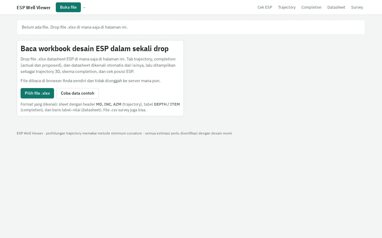 Preview of Esp Well Viewer