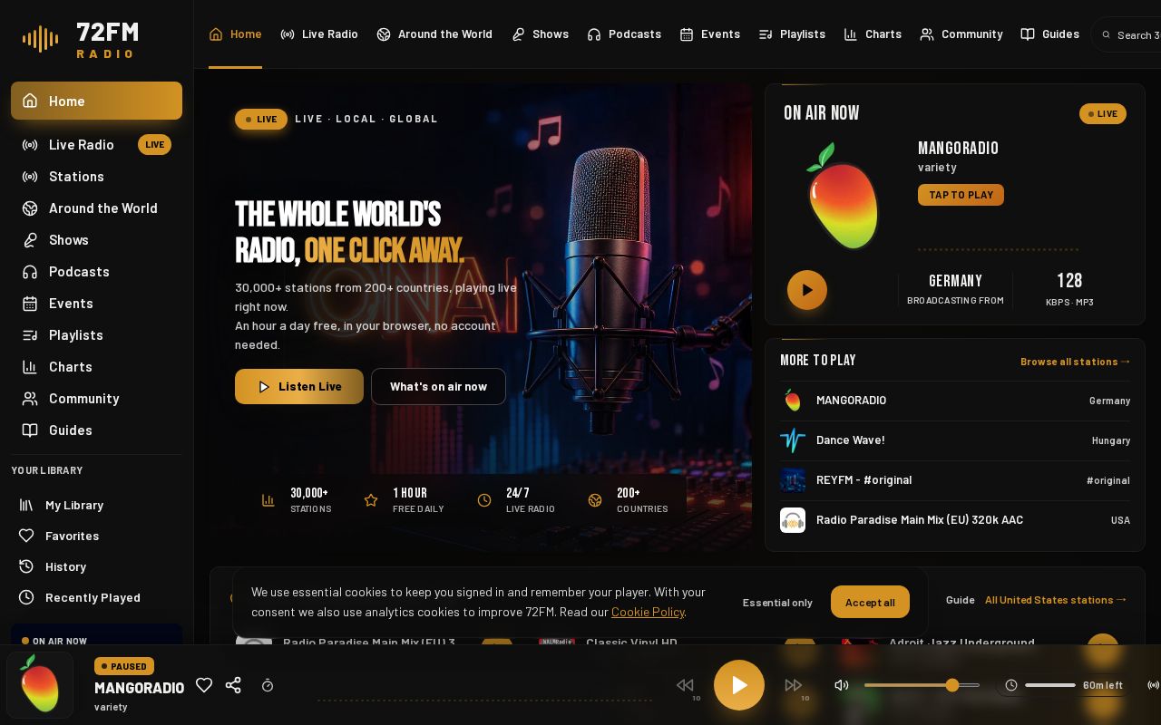 Preview of Radio Playlists