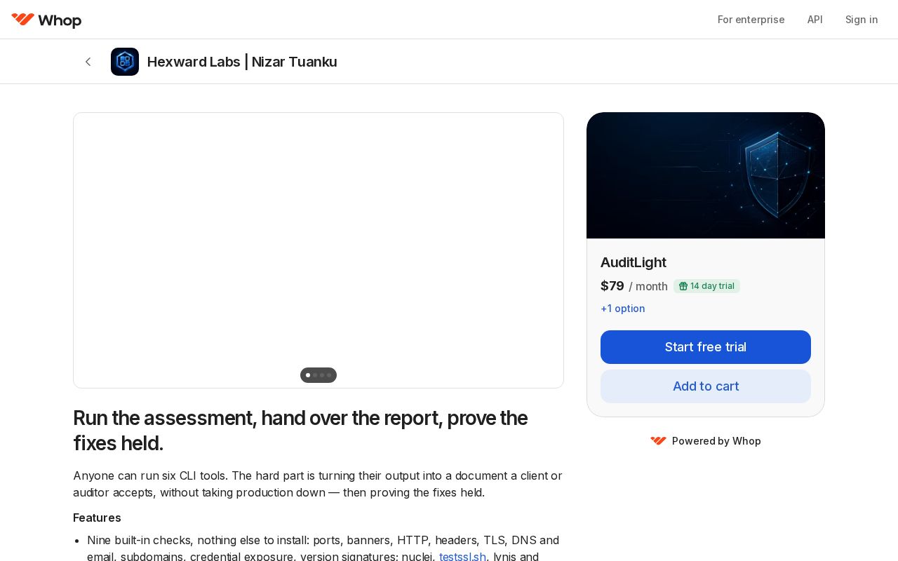 Preview of Auditlight
