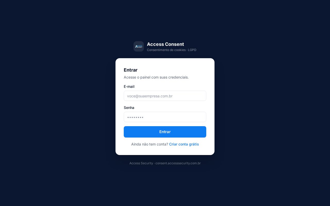 Preview of Access Consent Gtm Template