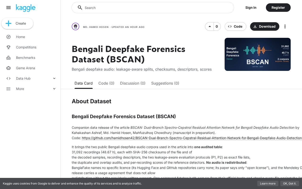 Preview of Bscan Bengali Deepfake Forensics