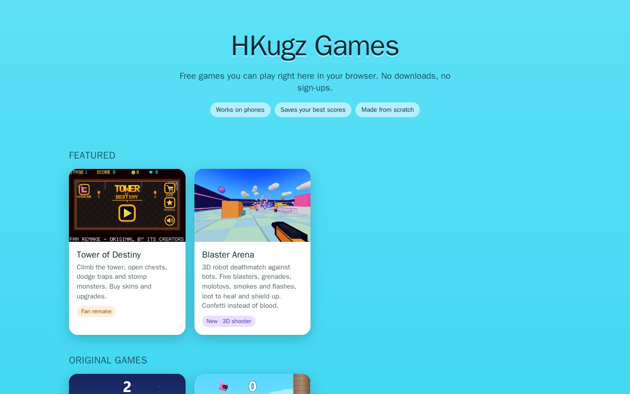 Preview of Hkugz Games