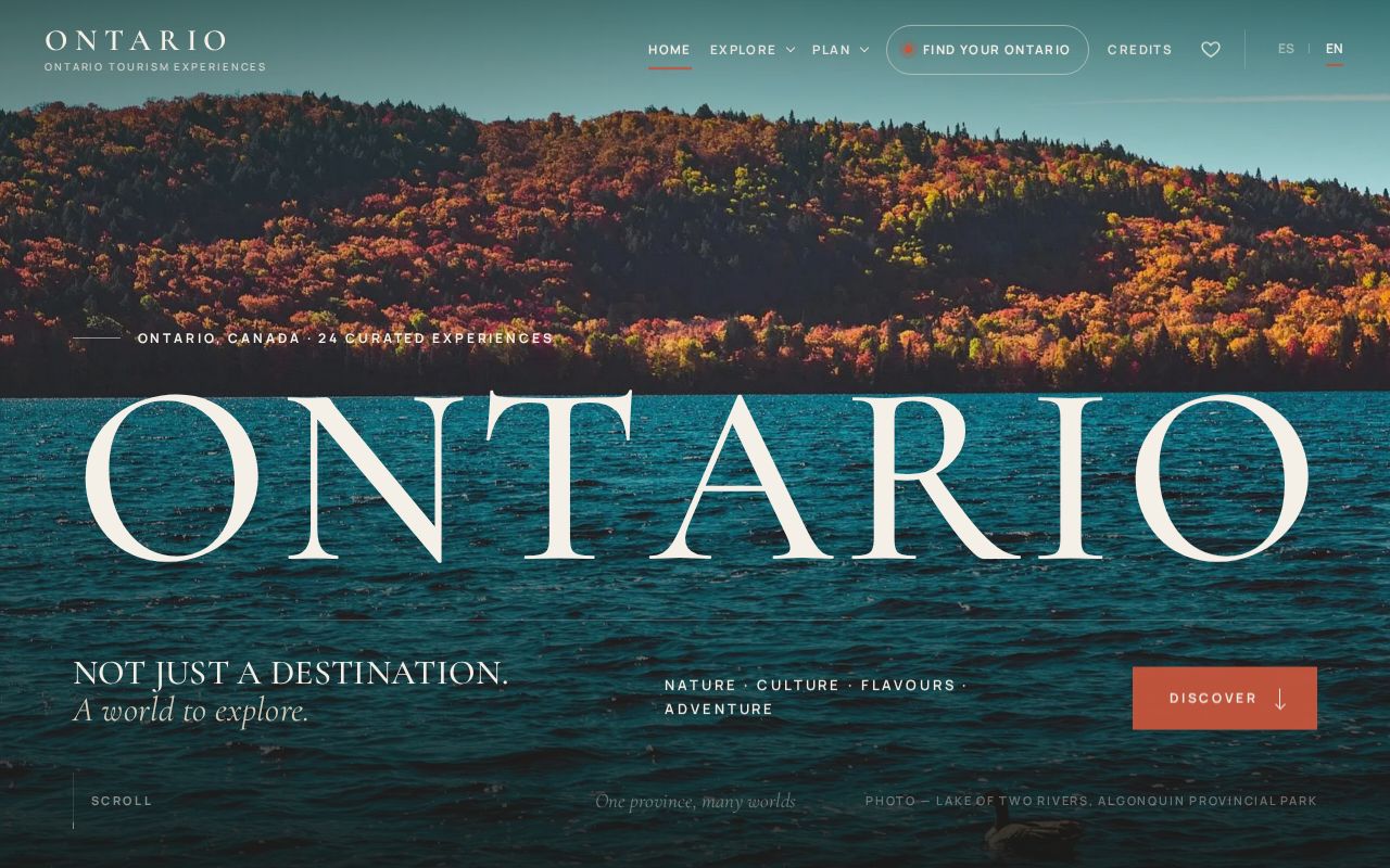 Preview of Ontario Tourism Experiences