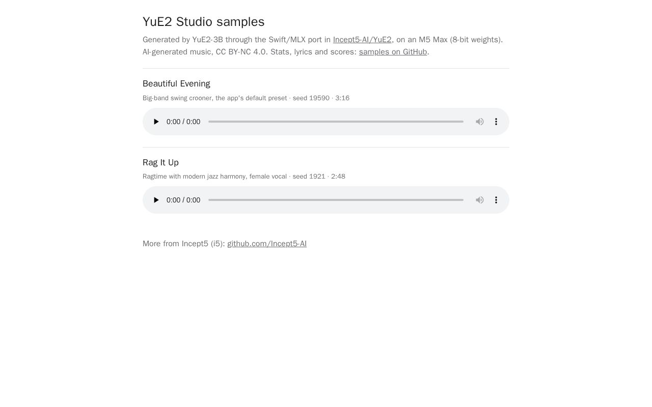 Preview of YuE2