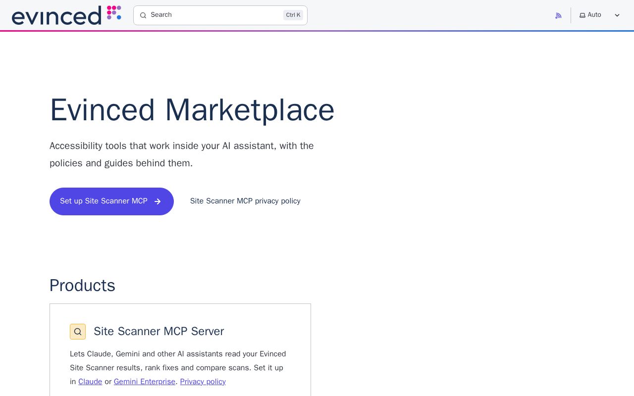 Preview of Marketplace Site