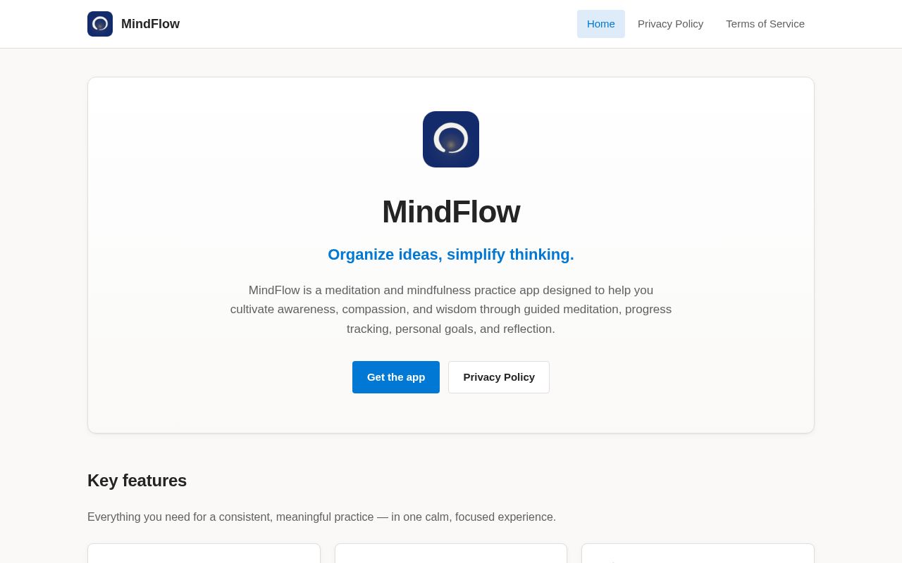Preview of MindFlow-Premium meditation app