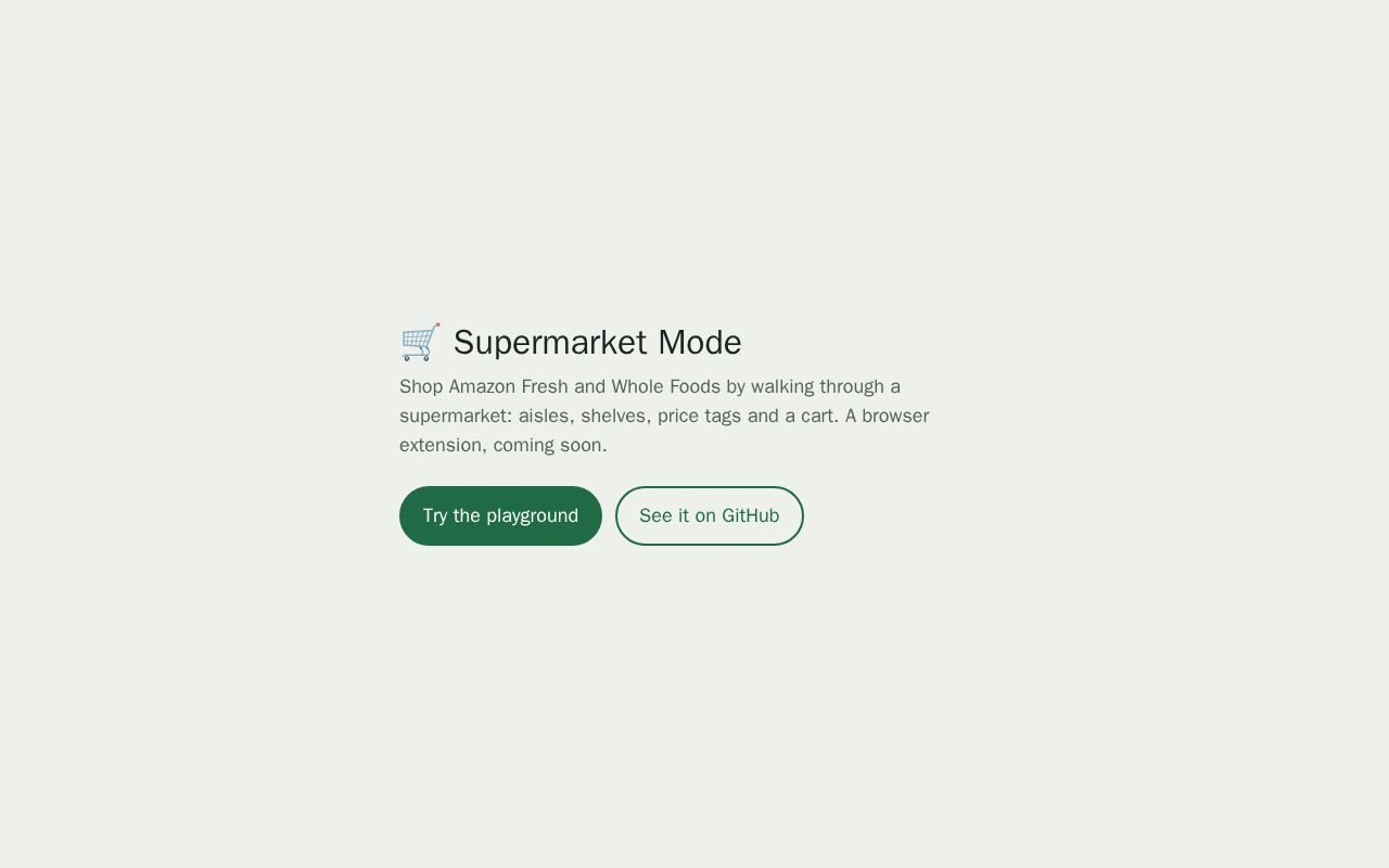 Preview of Supermarket