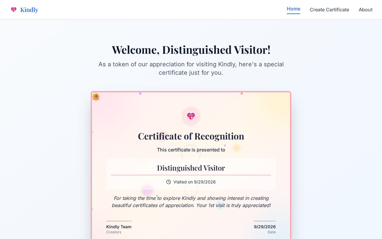 Preview of Kindly