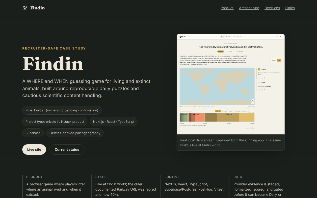 Preview of Findin Case Study