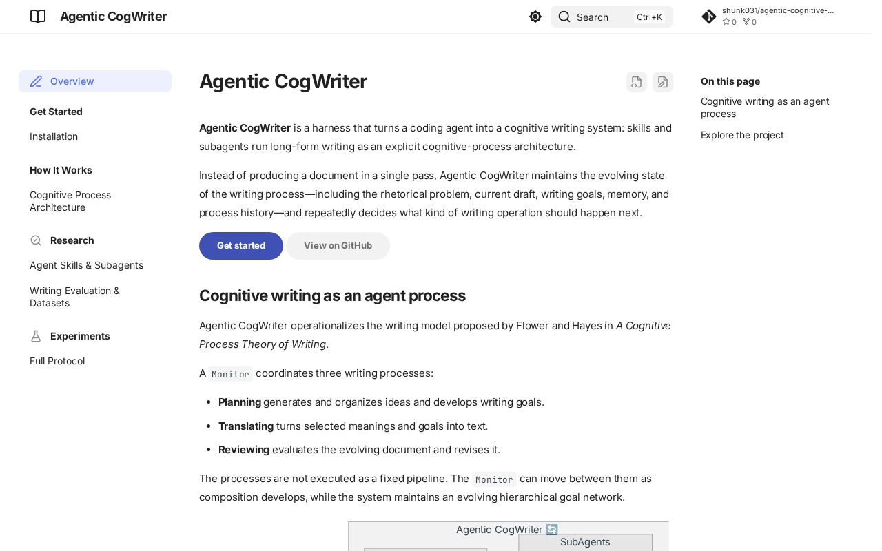 Preview of Agentic Cognitive Writing