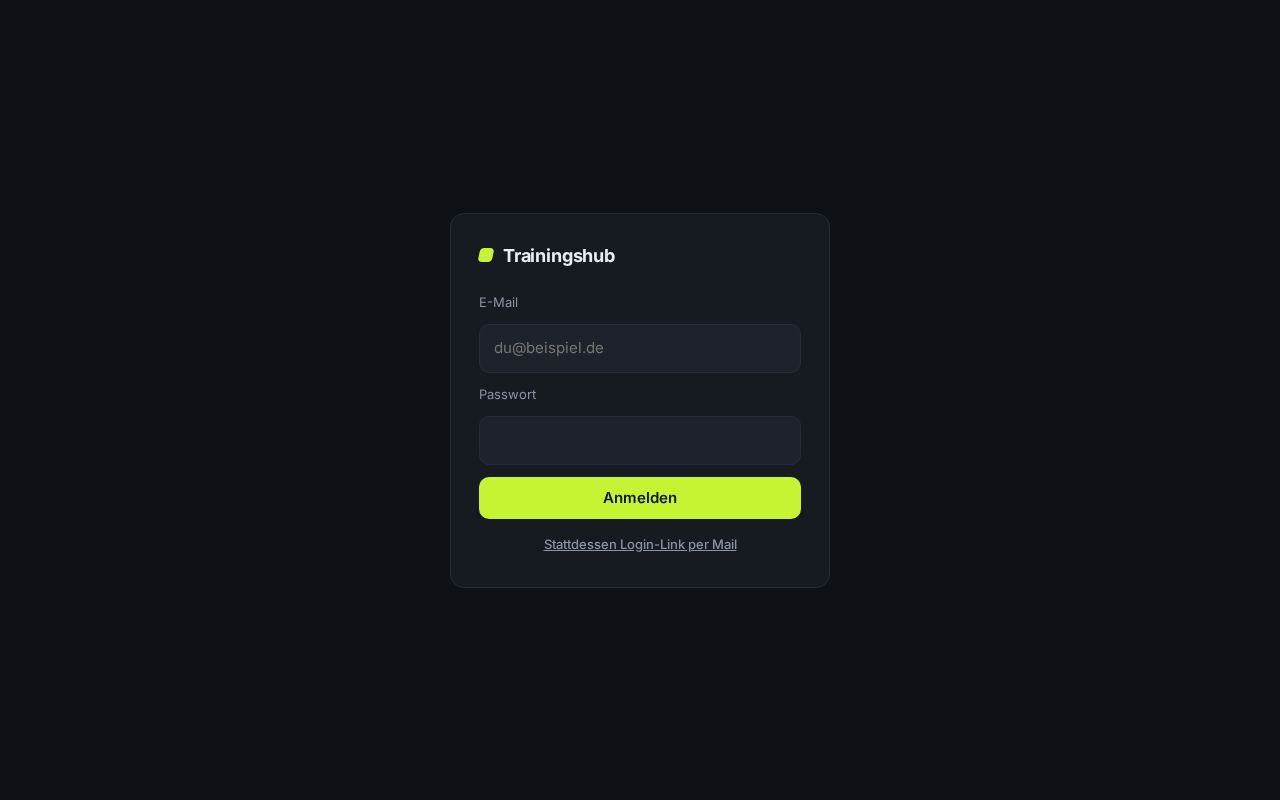Preview of Trainingshub