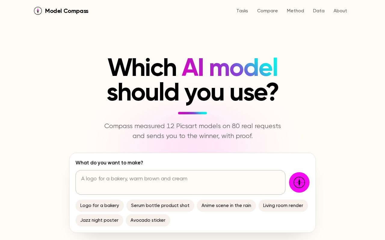 Preview of Model Compass: which Picsart AI model should you use?