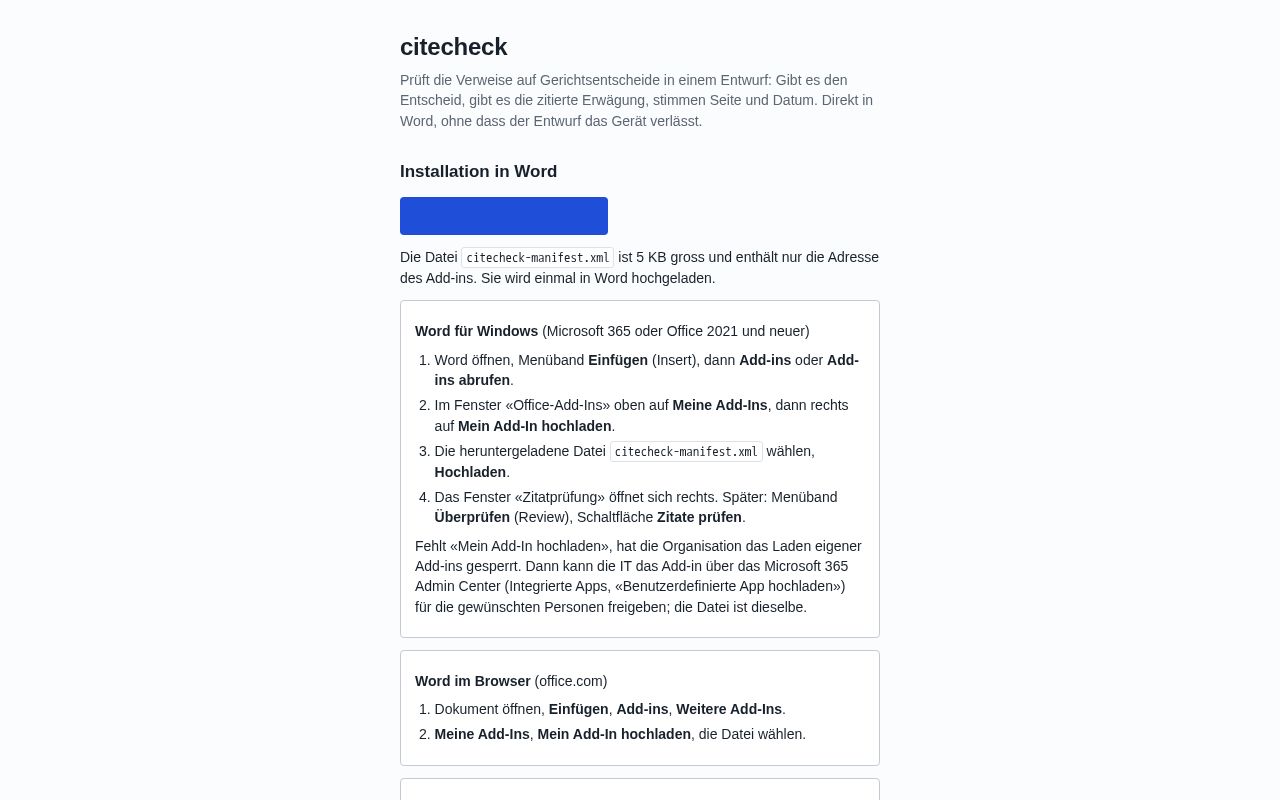 Preview of Citecheck