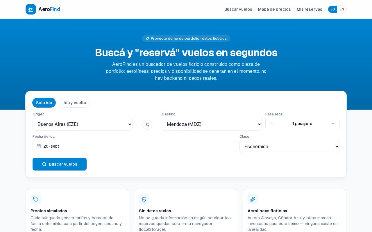 Preview of Flight Booking Demo