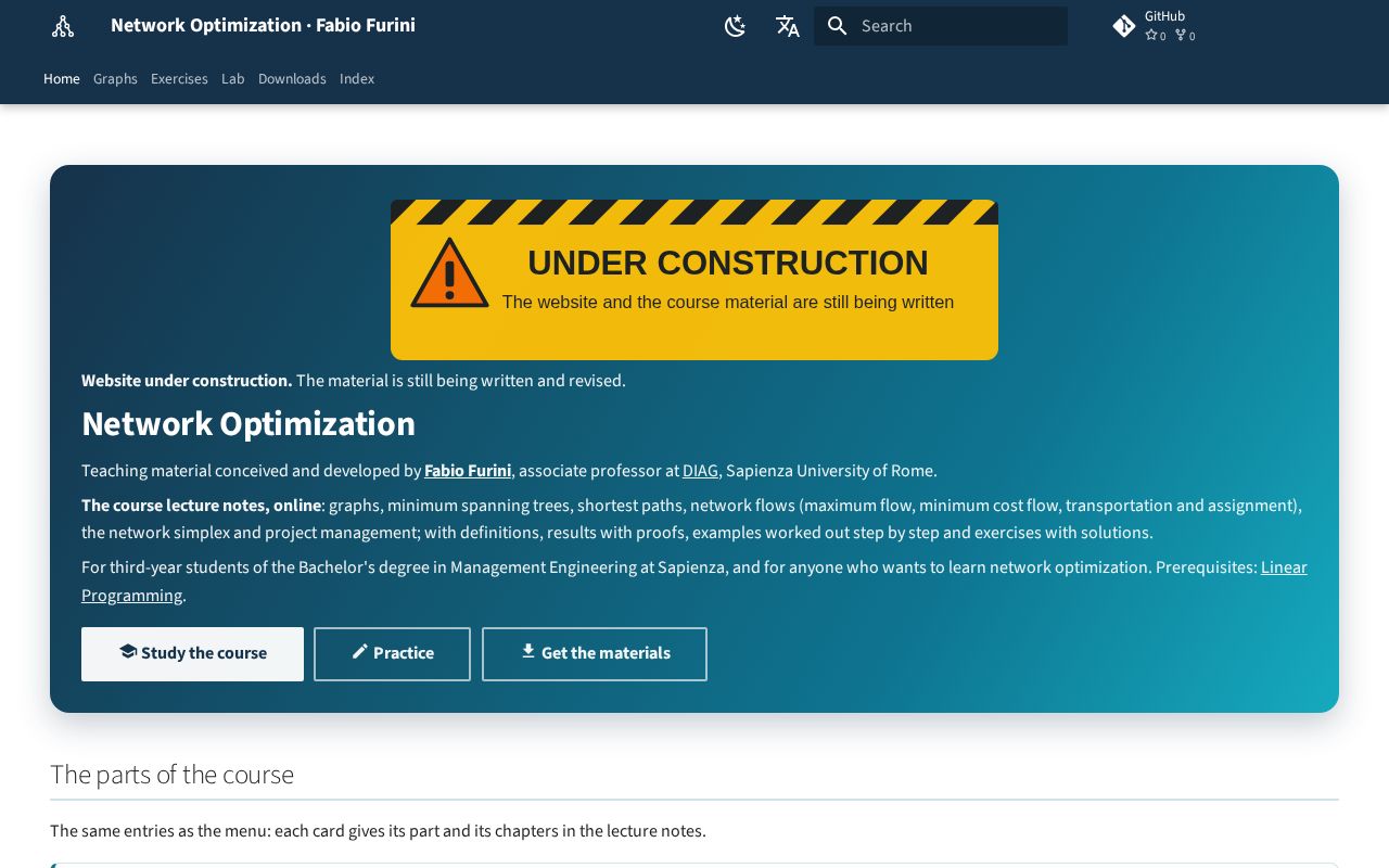 Preview of Network Optimization