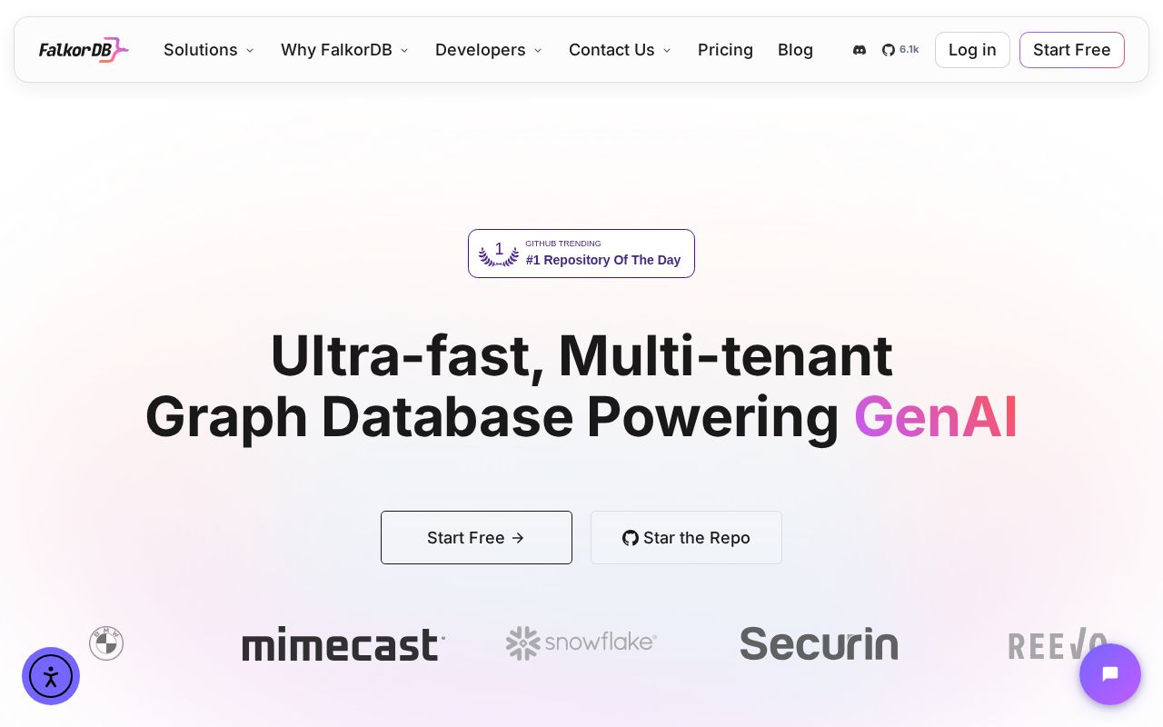 Preview of FalkorDB Graph Database with GraphRAG for AI/ML and GenAI