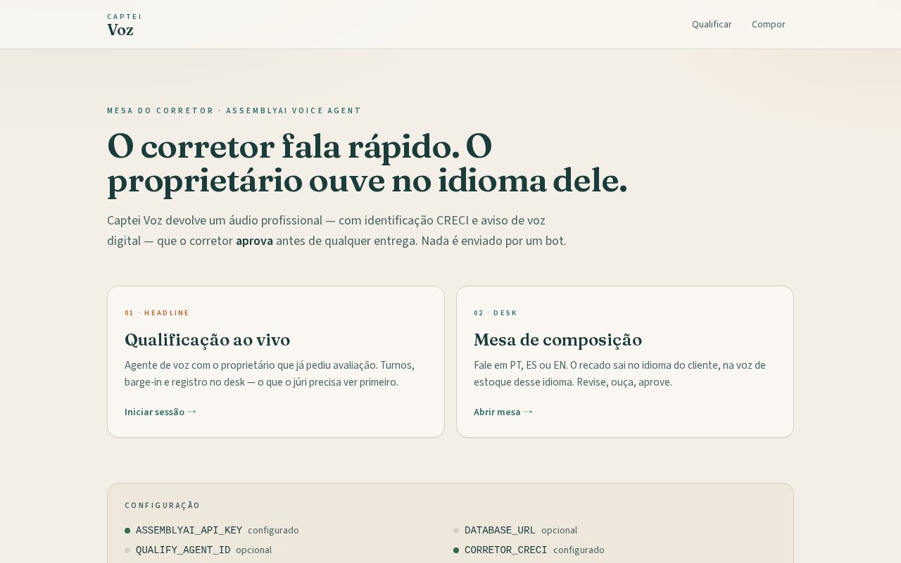Preview of Captei Voz