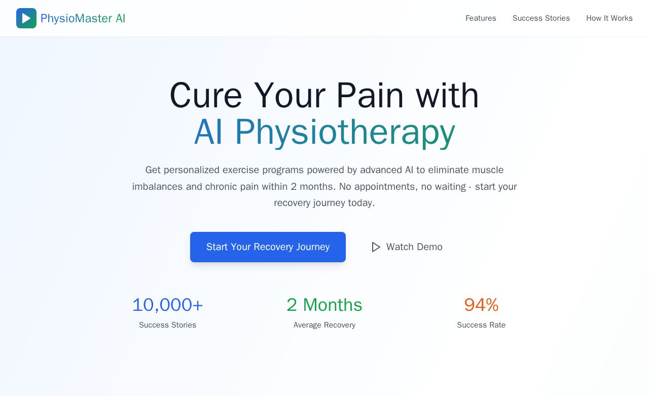 Preview of PhysioMaster AI