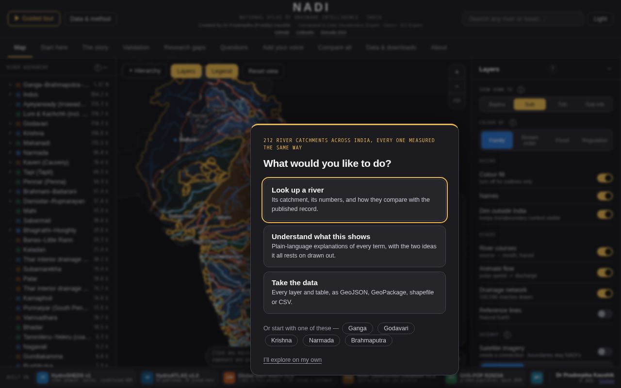 Preview of NADI — National Atlas of Drainage Intelligence