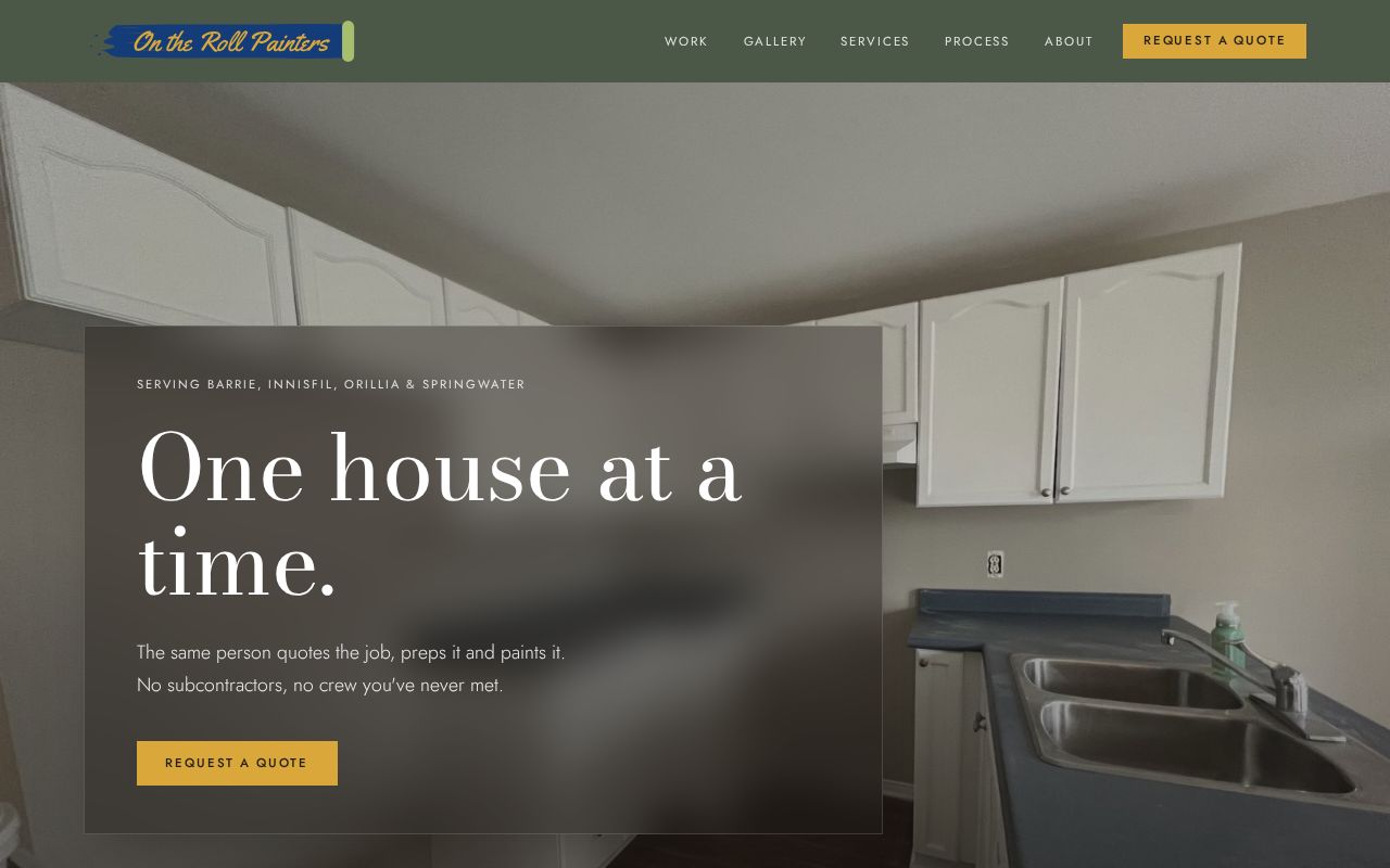 Preview of Website Ontherollpainter