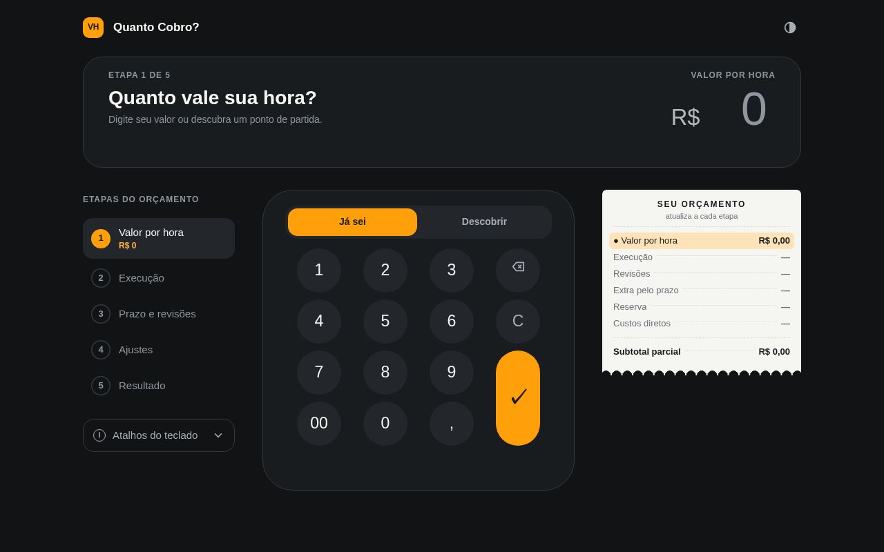Preview of Quanto Cobro Calculadora