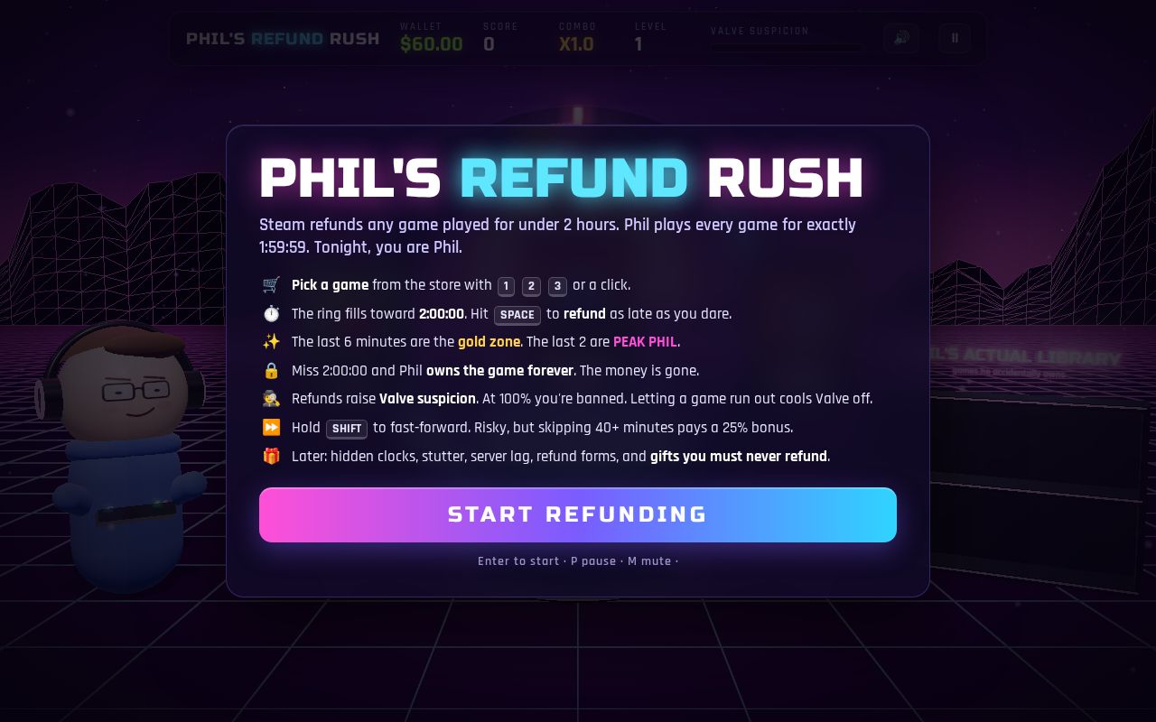 Preview of Phil's Refund Rush
